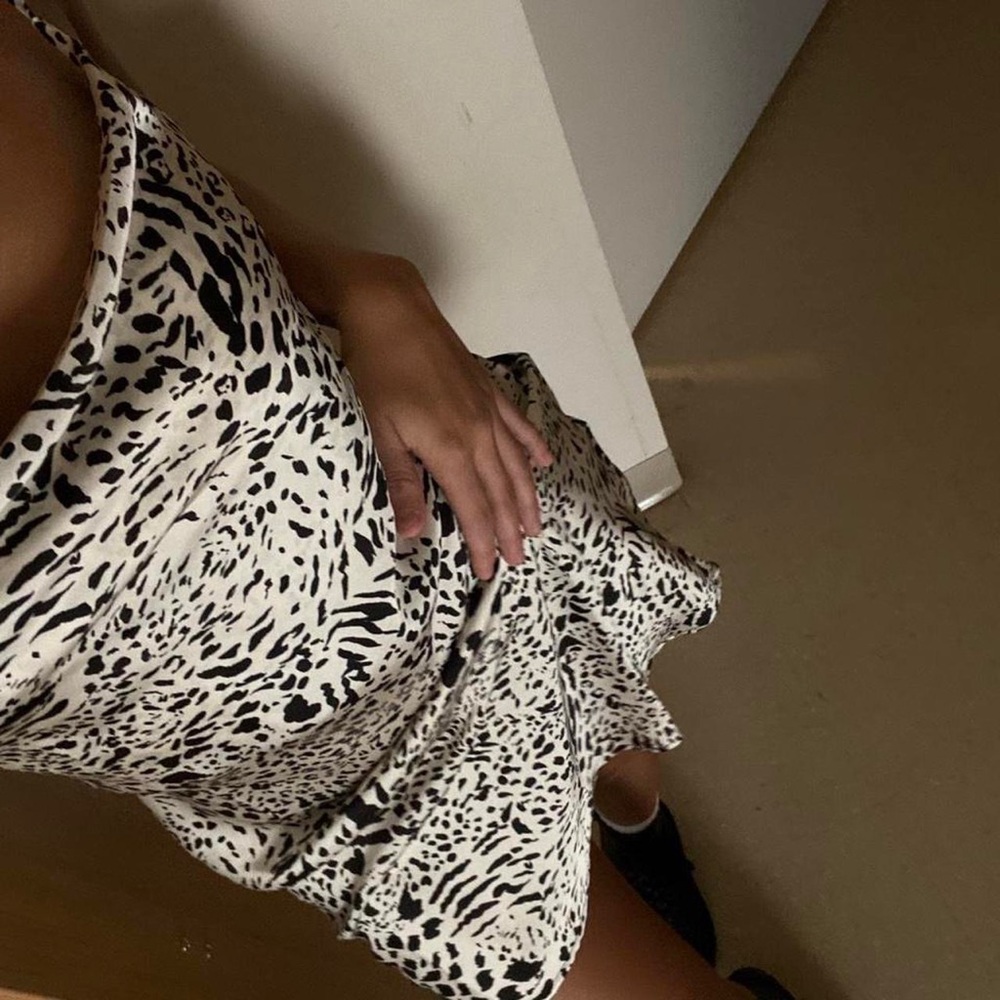Animal print Cowl Neck Slip Dress!!🐯🐯